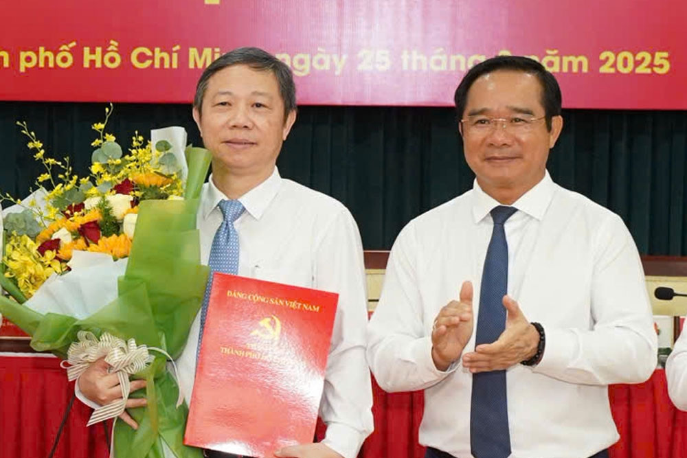 Ông Dương Anh Đức làm Trưởng Ban Tuyên giáo và Dân vận Thành ủy TPHCM