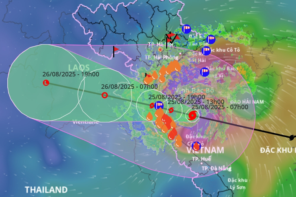 Tin mới nhất về bão số 5: Thời điểm, cường độ khi đổ bộ đất liền, mưa lớn dữ dội