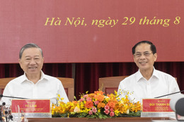 Tổng Bí thư Tô Lâm chúc mừng kỷ niệm 80 năm thành lập ngành Ngoại giao
