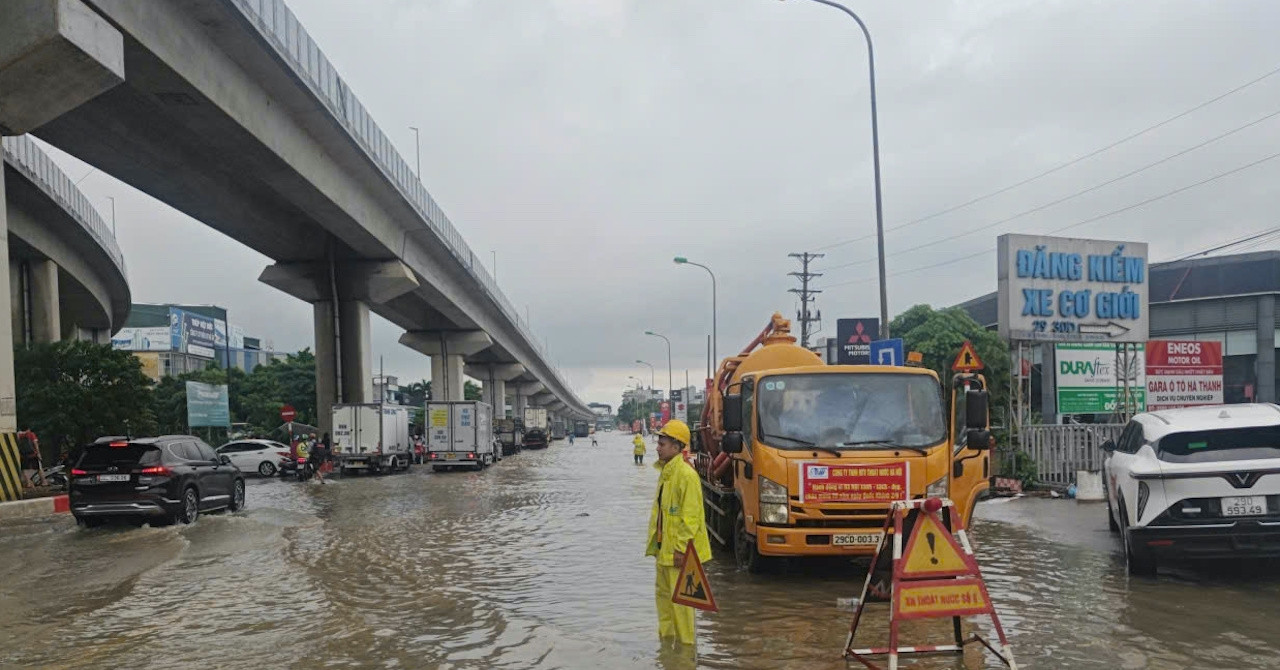 Đến 15h chiều 26/8, Hà Nội còn bao điểm úng ngập?