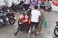 Cô gái Hà Nội phản đòn, khống chế nam thanh niên xăm trổ ở hầm giữ xe