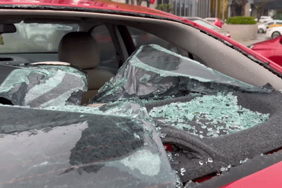 Đưa ô tô đi sơ tán, người dân 'ngớ người' với cảnh tượng sau bão