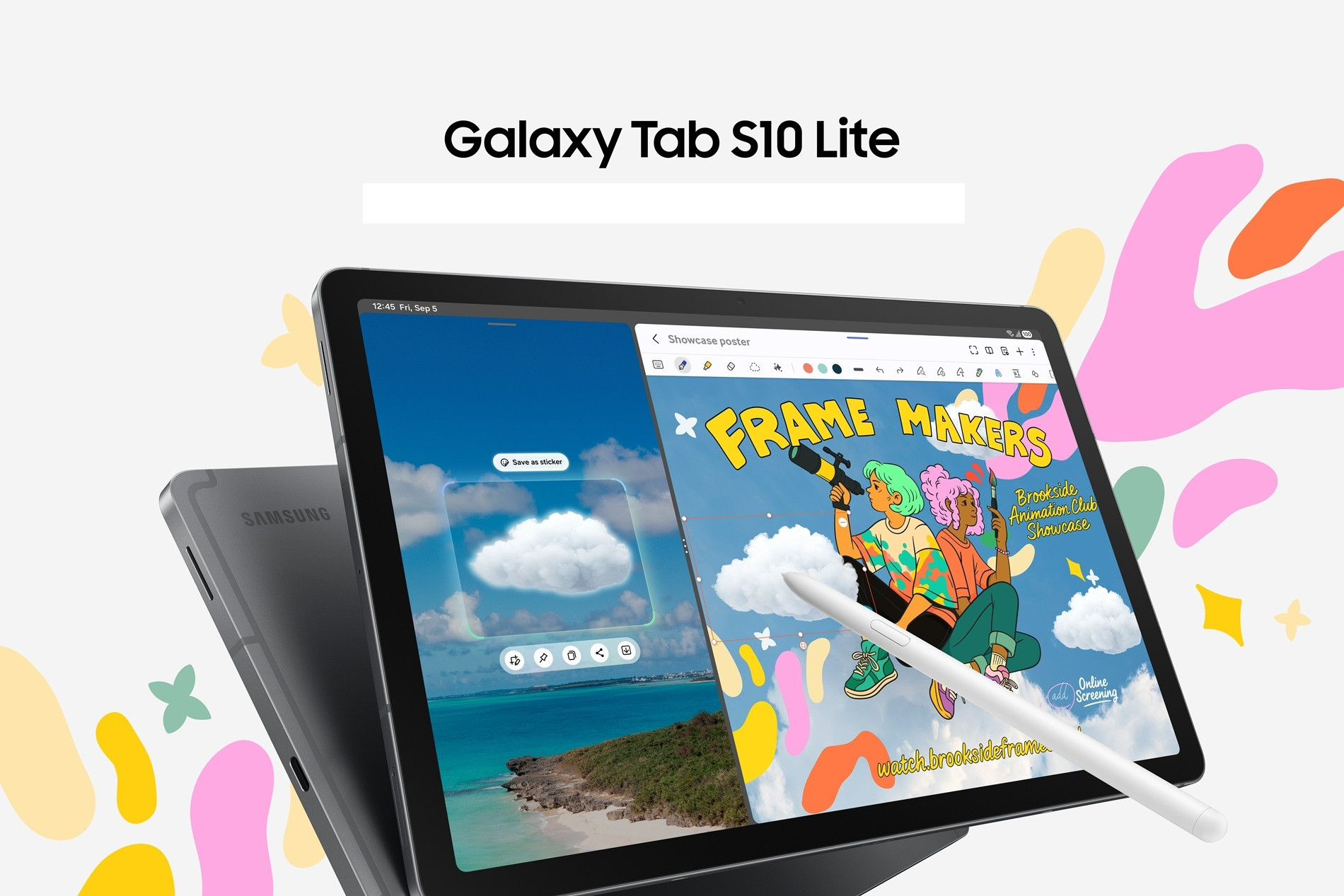 Samsung trình làng Galaxy Tab S10 Lite, máy tính bảng phổ thông, giá 'học sinh'