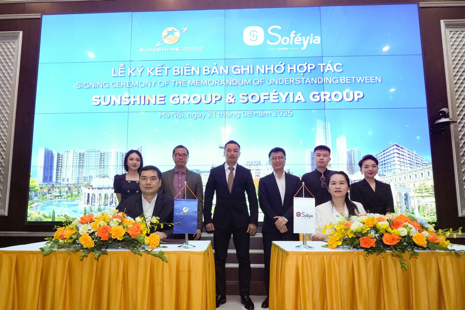 Sunshine ‘bắt tay’ hai thương hiệu quốc tế, nâng tầm không gian sống thông minh