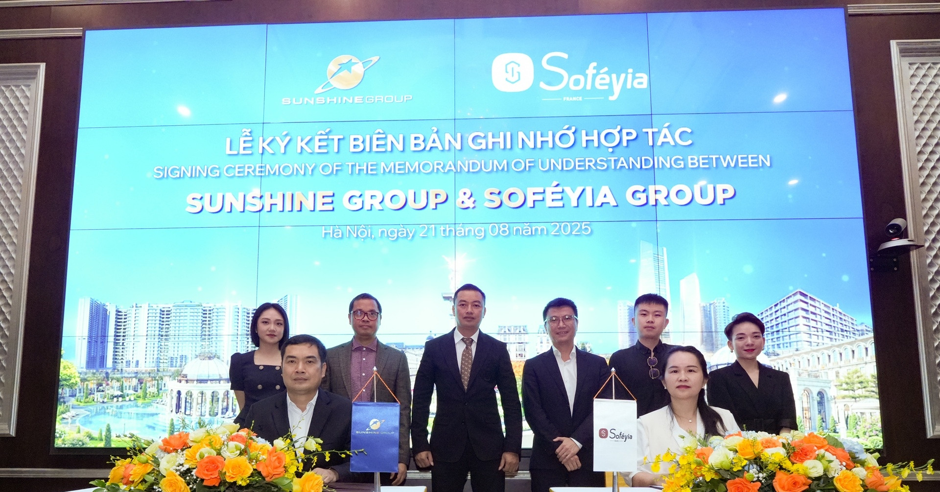 Sunshine ‘bắt tay’ hai thương hiệu quốc tế, nâng tầm không gian sống thông minh