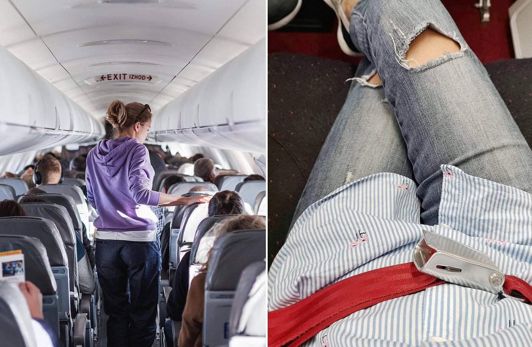 Vì sao không nên ngồi bắt chéo chân trên máy bay?