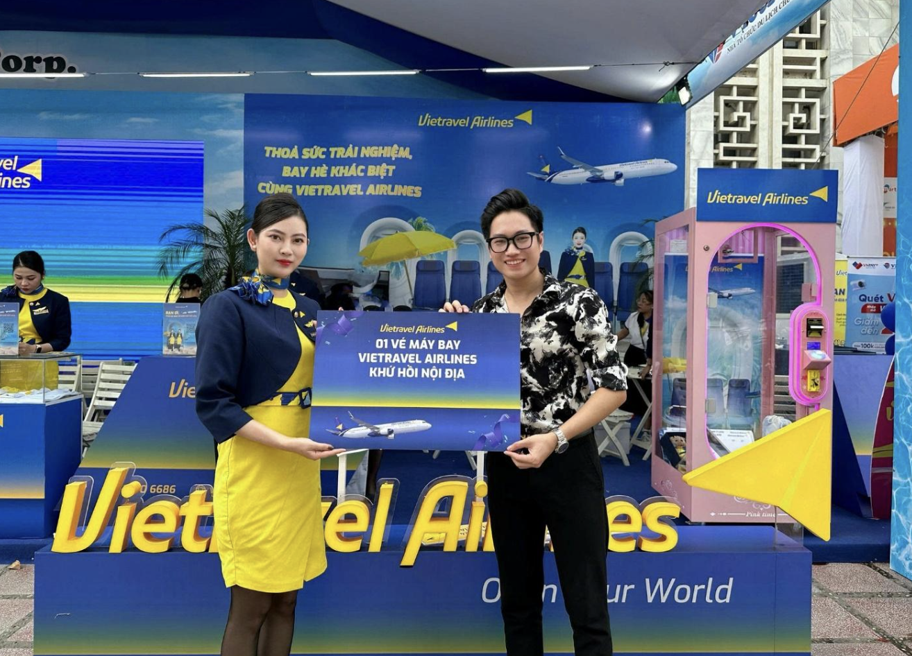 80 năm Quốc khánh 2/9: Vietravel Airlines tham gia Triển lãm Thành tựu Đất nước