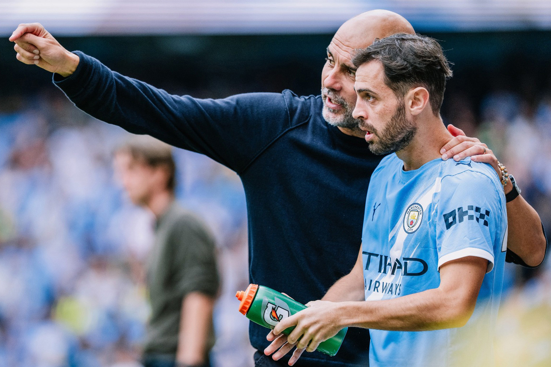 MCFC - Pep Guardiola Bernardo Silva.jpg