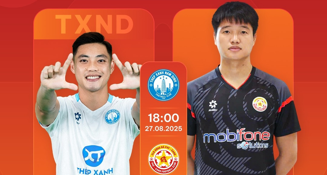 Trực tiếp bóng đá Nam Định 1-1 PVF-CAND: Chủ nhà gỡ hòa