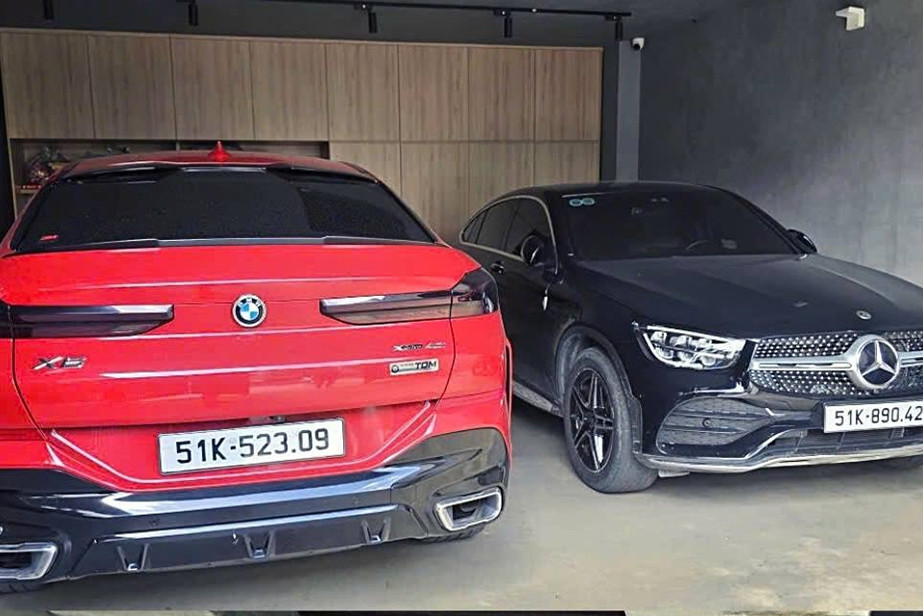 'Đánh sập' đường dây lừa đảo tiền ảo, thu giữ loạt xe sang Mercedes-Benz, BMW