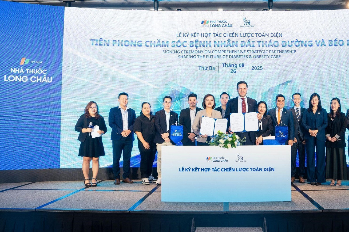 Novo Nordisk và Long Châu hợp tác, góp phần đẩy lùi đái tháo đường, béo phì