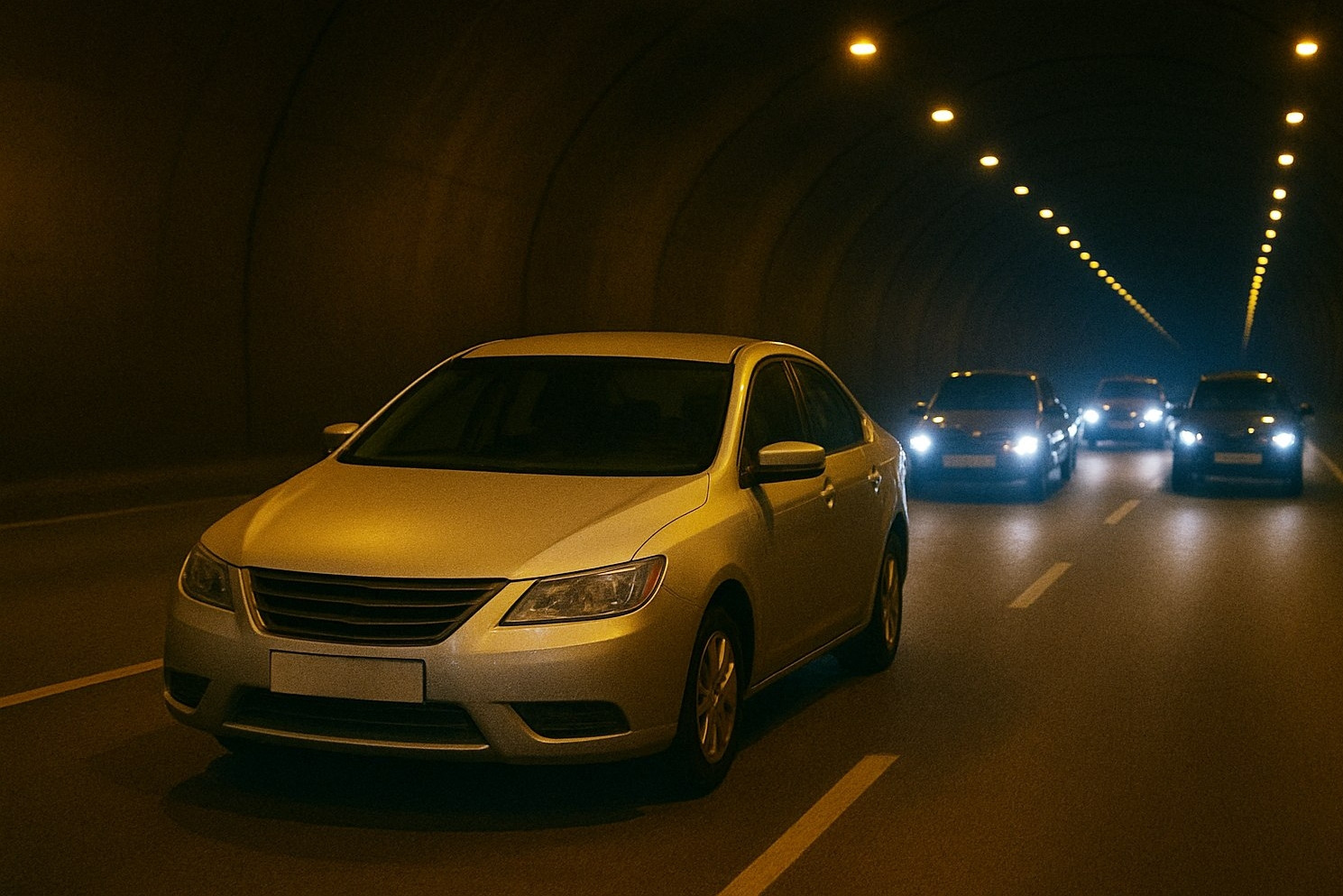 Quên bật đèn chiếu sáng khi lái xe vào hầm, cẩn thận mất tiền triệu như chơi