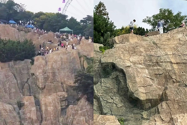 Vách núi nhân tạo bên vực sâu hút khách 'liều mạng' tới chụp ảnh sống ảo