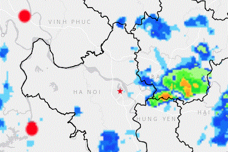 Hà Nội mưa giông tối và đêm nay 29/8, tập trung những khu vực nào?