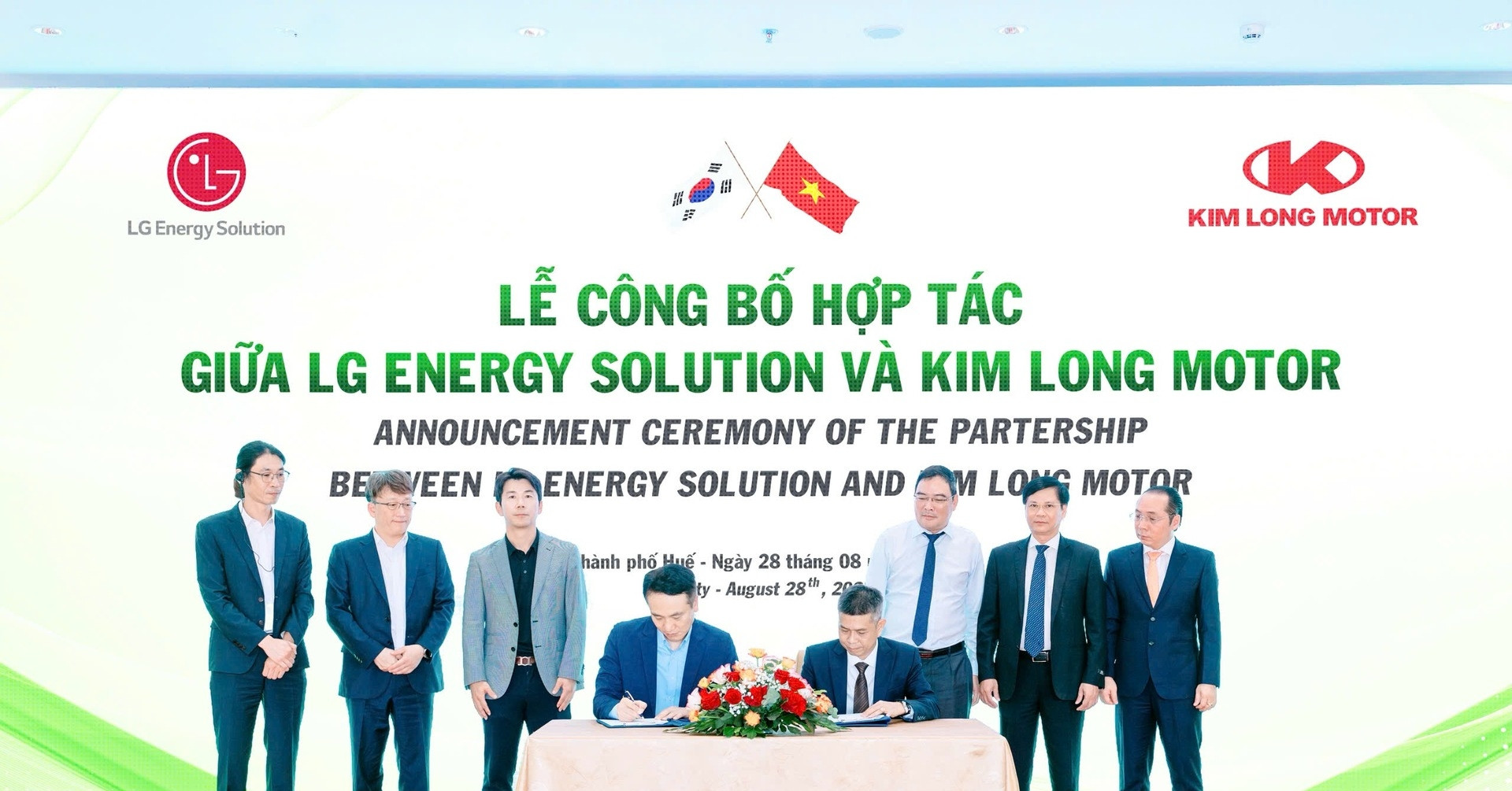 Kim Long Motor Huế hợp tác LG Energy Solution sản xuất pin ô tô