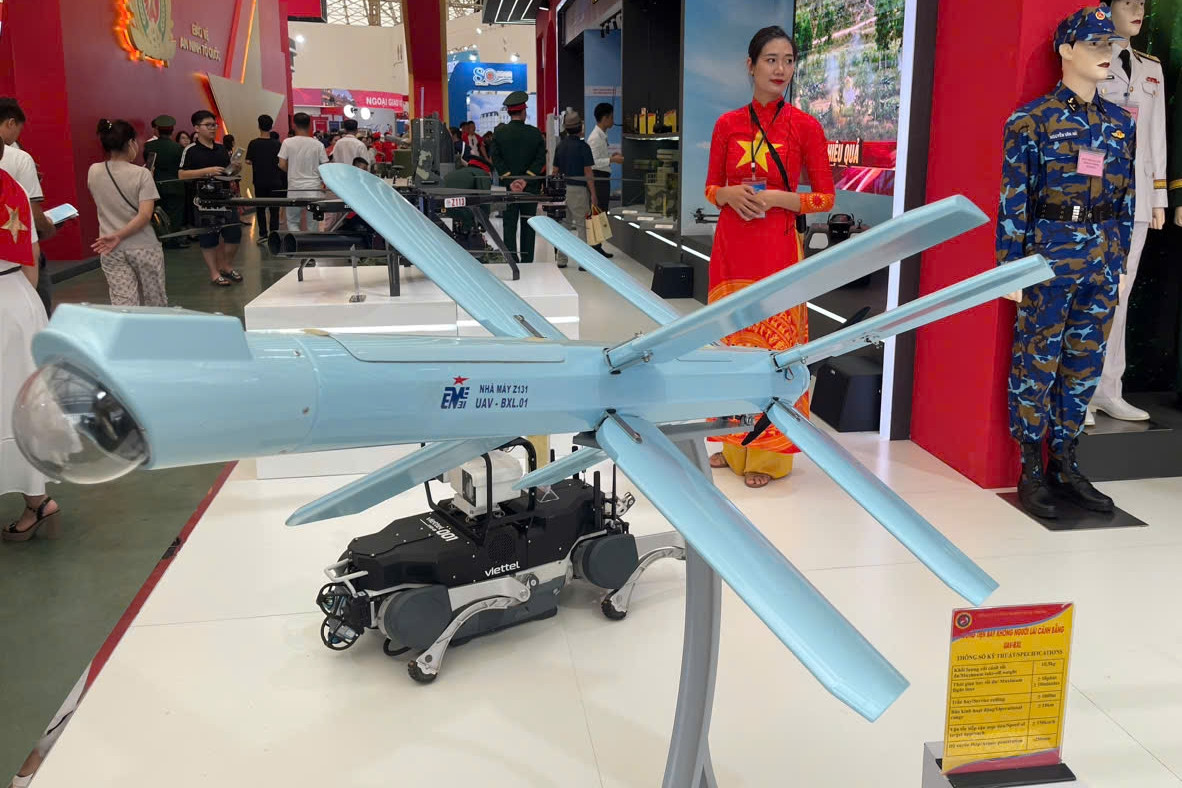 Loạt UAV đáng chú ý được giới thiệu tại Triển lãm thành tựu đất nước 80 năm