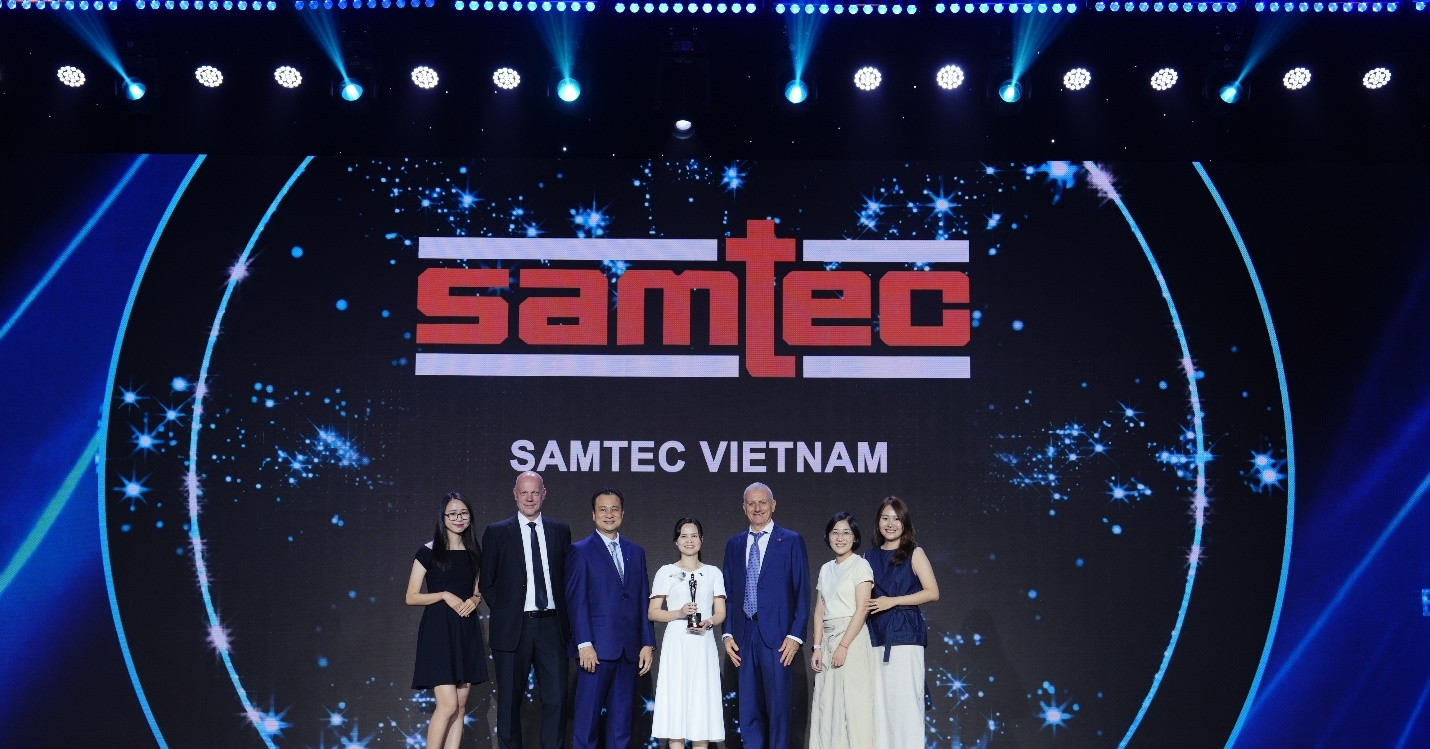 Samtec Việt Nam nhận danh hiệu ‘Nơi làm việc tốt nhất Châu Á năm 2025’