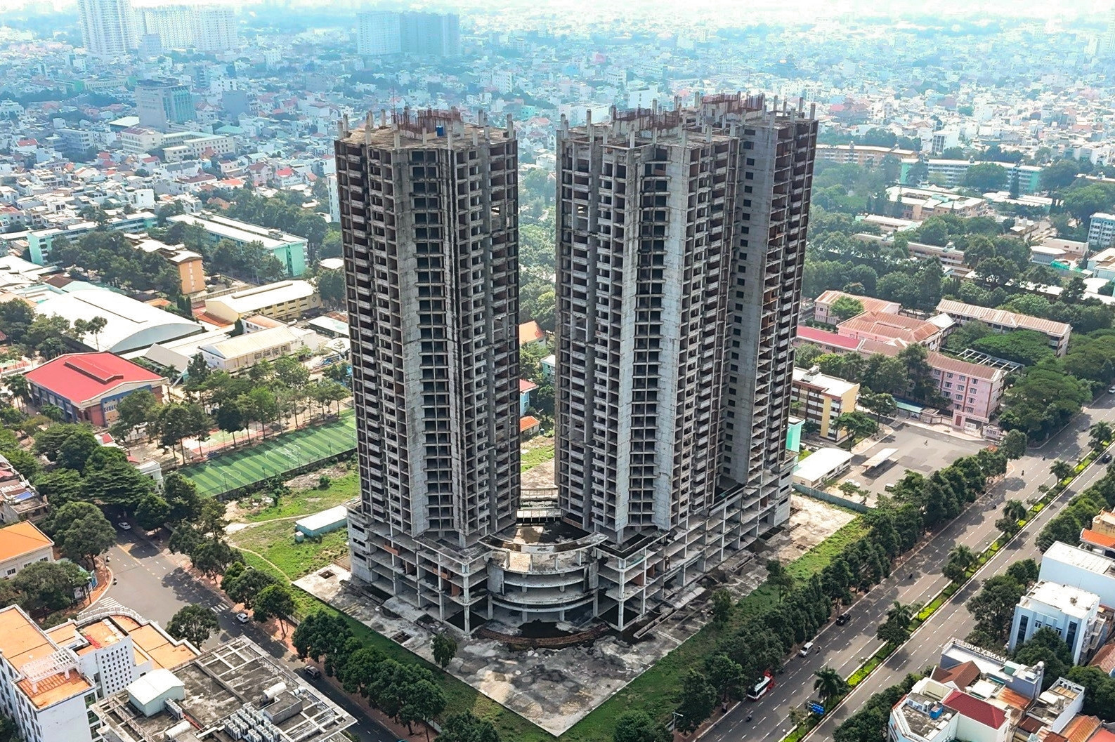 Tòa nhà 32 tầng 'trơ xương' gần 10 năm ở TPHCM, Thanh tra Chính phủ vào cuộc