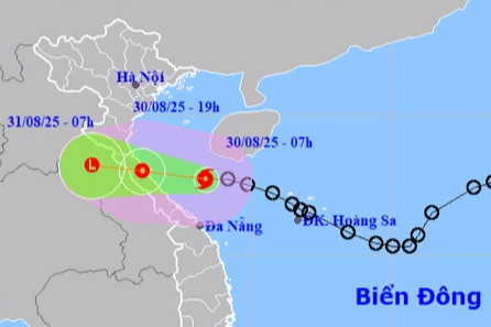 Bản tin sáng 30/8: Tin mới nhất bão số 6: Cách Bắc Quảng Trị 210km, giật cấp 10