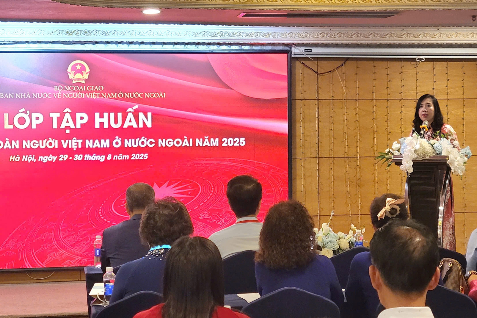 Khai mạc lớp tập huấn lãnh đạo hội đoàn người Việt Nam ở nước ngoài