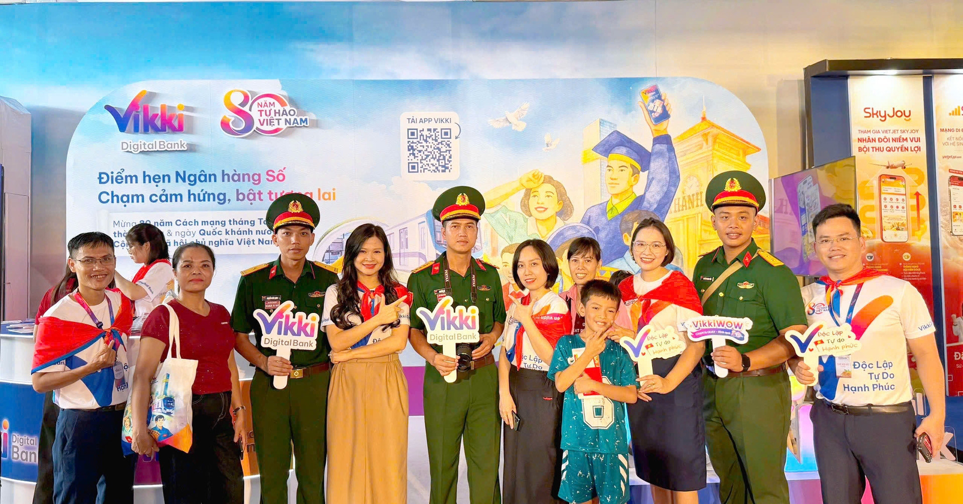 Mở tài khoản Vikki An sinh, nhận quà mừng Quốc khánh