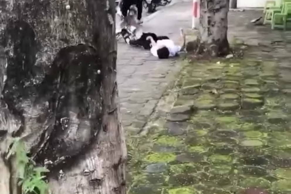 Thiếu niên 16 tuổi bị đánh dã man dẫn đến co giật gần cổng Trường ĐH Hạ Long