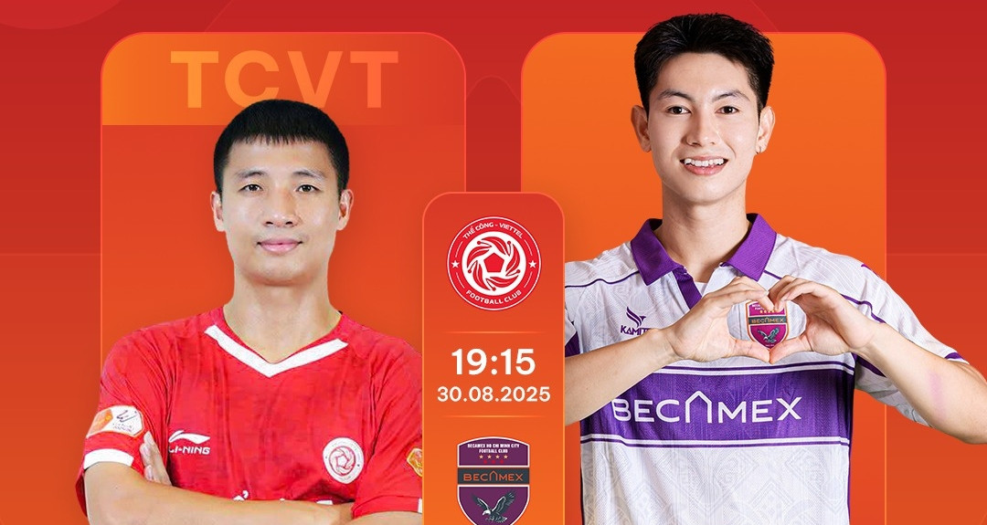 Trực tiếp bóng đá Thể Công Viettel 0-0 Becamex TP.HCM: Bóng dội cột dọc (H1)