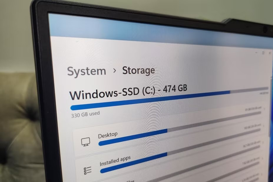 8 bước giải phóng 48GB bộ nhớ trên máy tính Windows 11