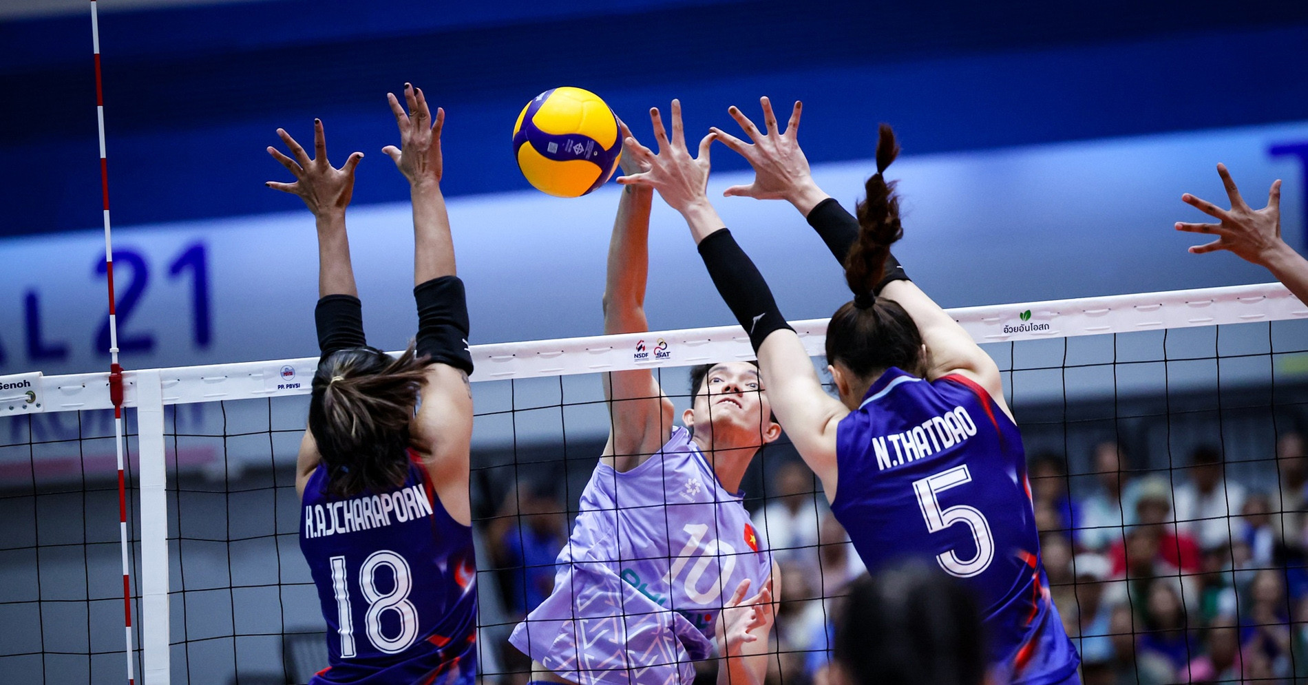 Lịch thi đấu chặng 2 giải bóng chuyền nữ SEA V.League 2025 mới nhất