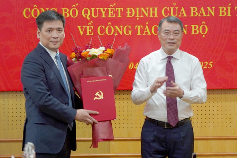Ông Nguyễn Thanh Bình giữ chức Phó trưởng Ban Tổ chức Trung ương