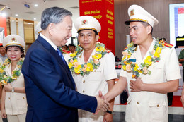 Hơn 1 giờ chia sẻ chân tình của Tổng Bí thư Tô Lâm với lực lượng công an