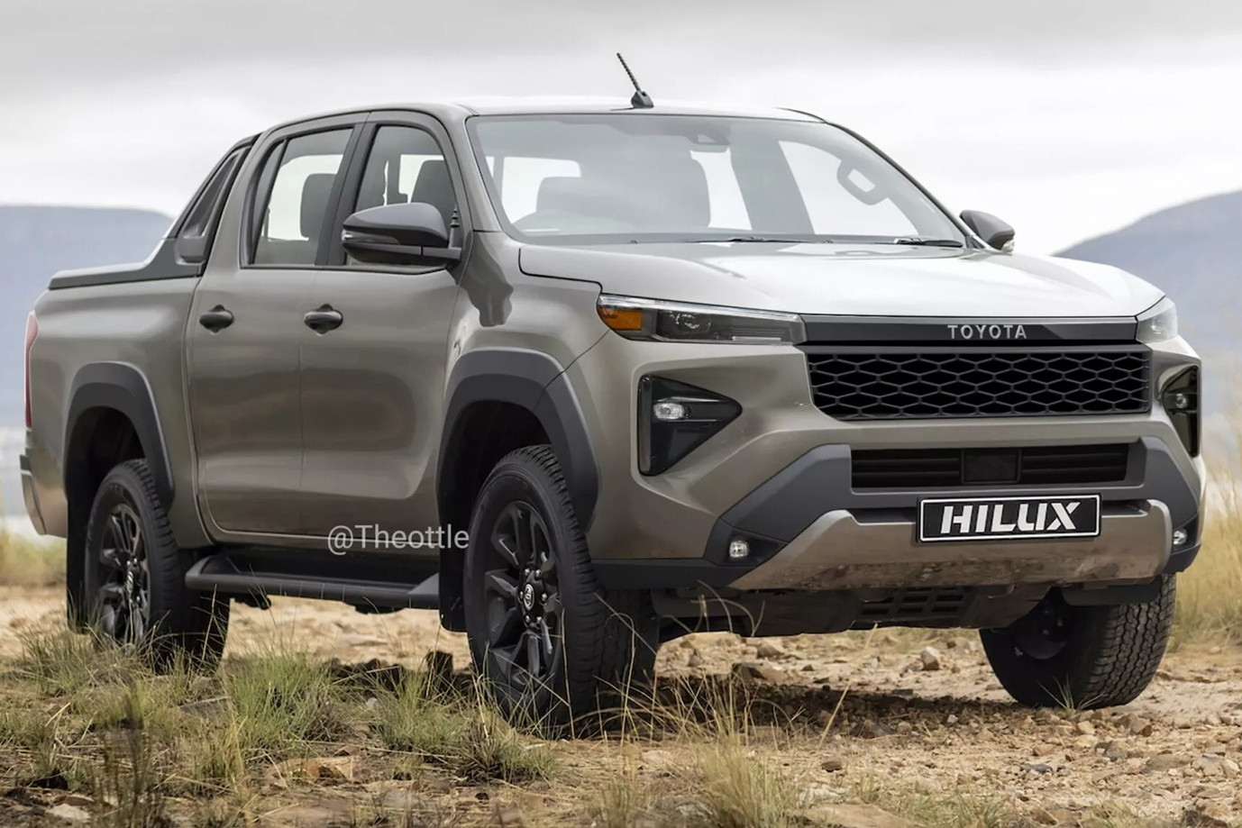 Xe bán tải Toyota Hilux sắp có thế hệ mới, phong cách giống Land Cruiser Prado