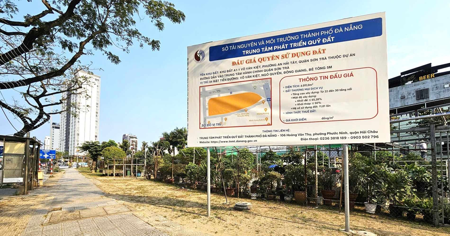 Đà Nẵng đấu giá khu đất "kim cương" hơn 616 tỷ đồng