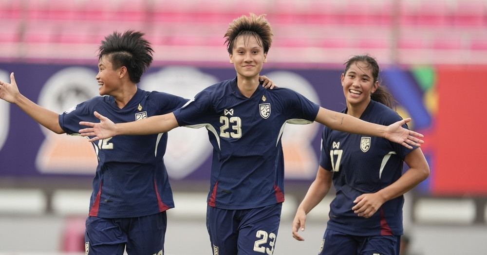 ĐT nữ Thái Lan thắng to trận ra quân giải Đông Nam Á