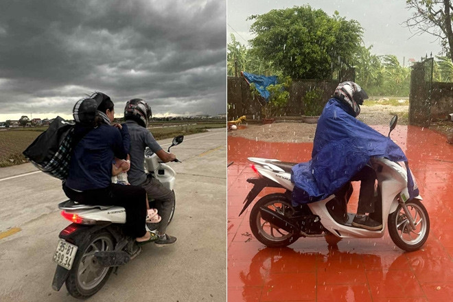 Gặp 4 mẹ con bị gió quật ngã, người đàn ông ở Ninh Bình có hành động ấm lòng