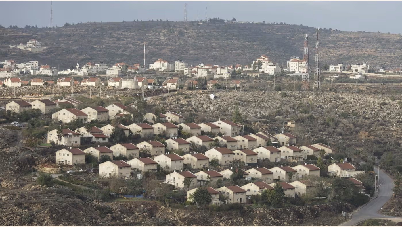 Một khu định cư của Israel ở Bờ Tây. Ảnh: EPA