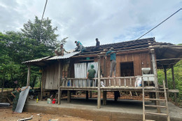 Niềm vui được ở nhà mới lan tỏa khắp các thôn làng ở Quảng Trị
