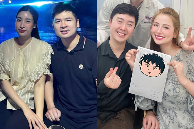 Phút lãng mạn của hoa hậu Đỗ Mỹ Linh và chồng chủ tịch, Diễm Hương có tin vui