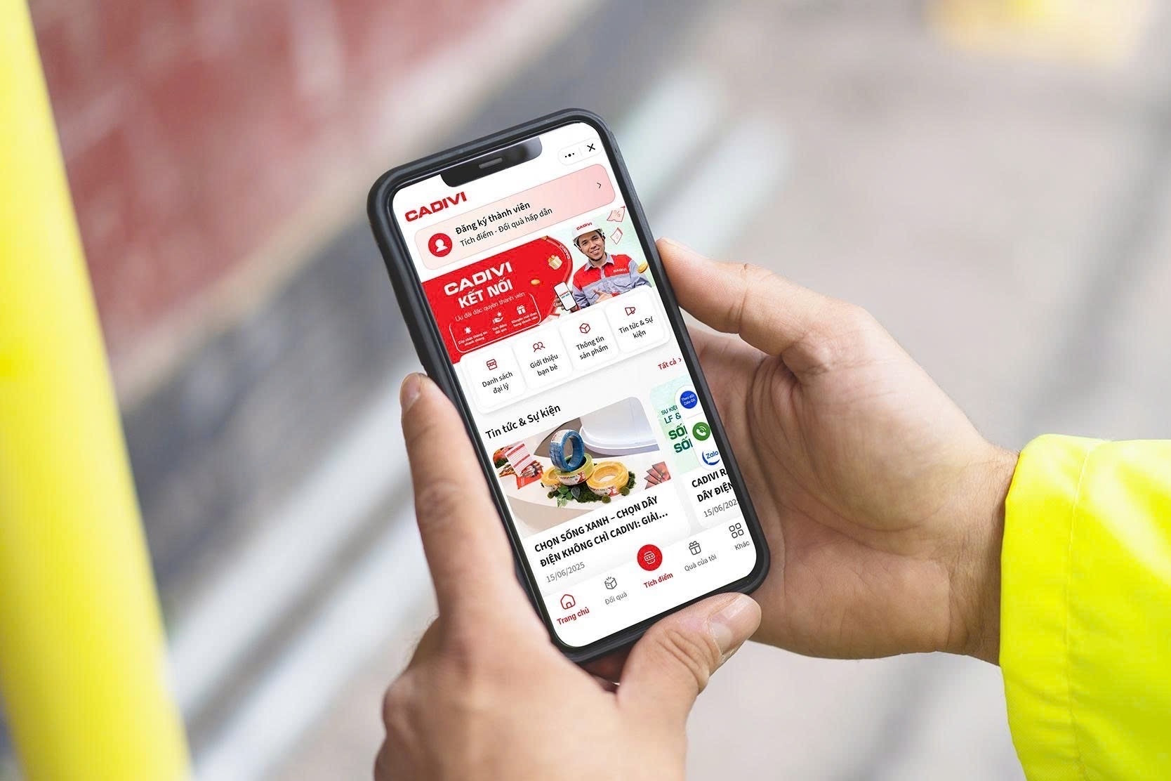 Zalo Mini app ‘CADIVI Kết nối’ - chăm sóc toàn diện nhà thầu thân thiết