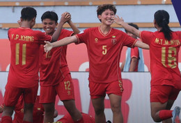 Myanmar tạo địa chấn khi hạ gục U23 nữ Australia ngay trận mở màn