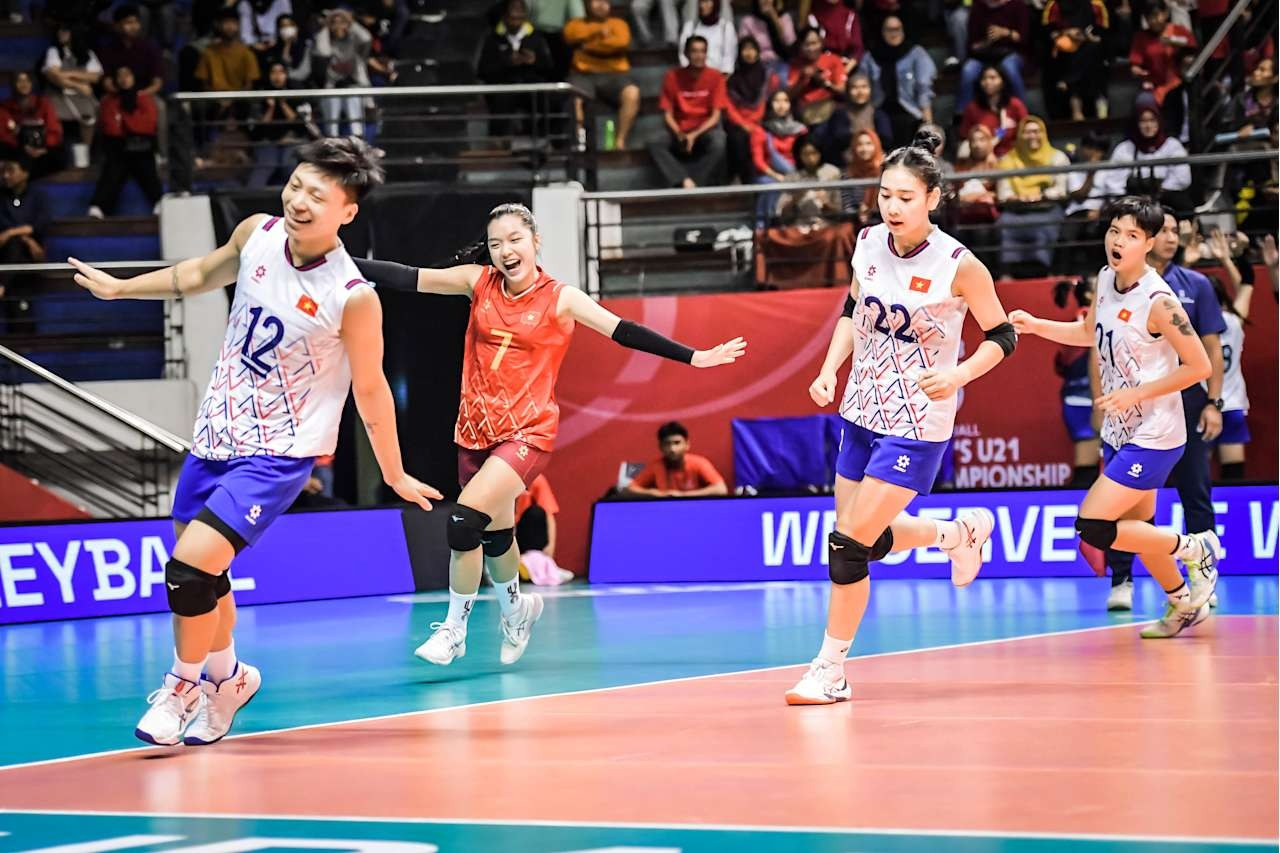 Bảng xếp hạng của bóng chuyền nữ Việt Nam tại giải U21 thế giới 2025