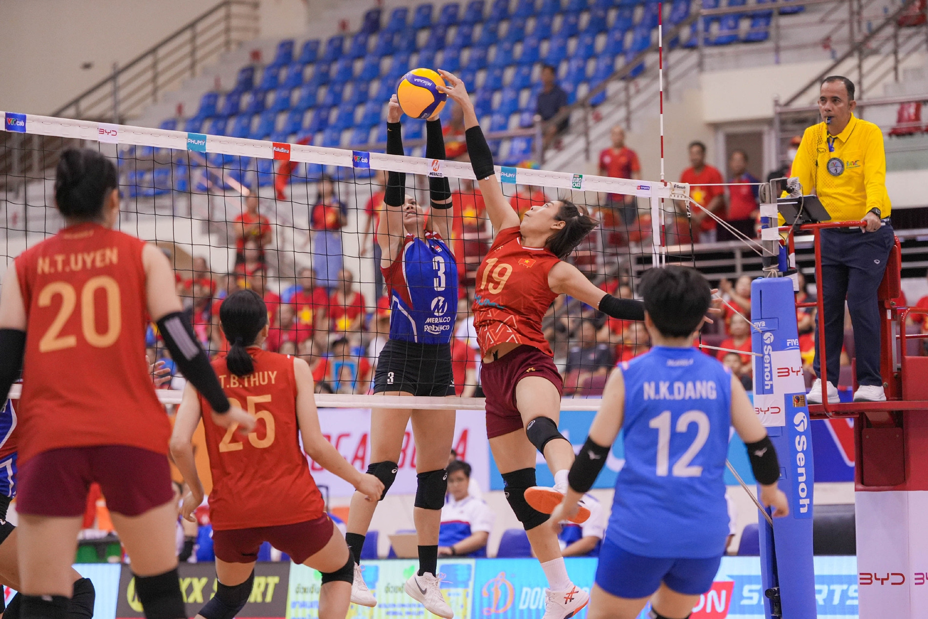 BXH giải bóng chuyền nữ SEA V.League 2025 - Chặng 2: Việt Nam vô địch khó tin
