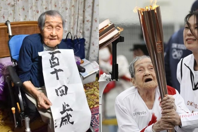 Cụ bà nghỉ hưu năm 86 tuổi, rước đuốc Thế vận hội năm 109 tuổi, giờ ra sao?