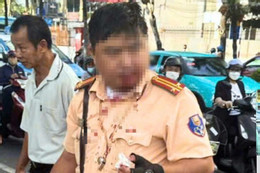 Thanh niên người Nga đấm vào mặt Trung tá CSGT ở Nha Trang bị tạm giữ hình sự