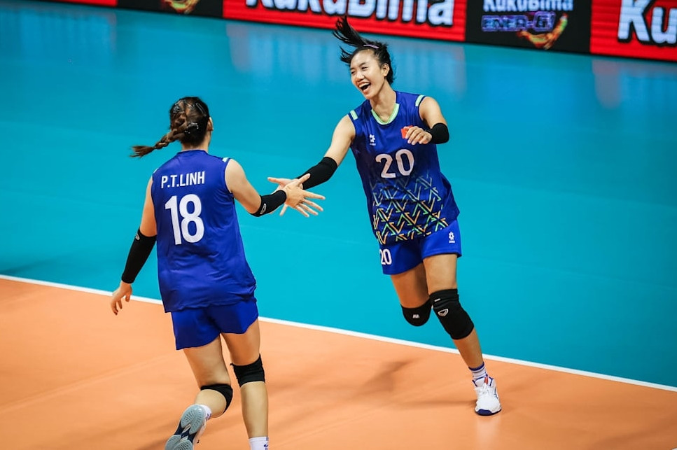 Bóng chuyền nữ Việt Nam gây bất ngờ khi hạ đội bóng châu Âu tại U21 thế giới