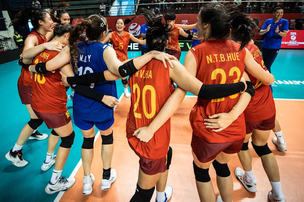 Khoảnh khắc U21 Việt Nam làm nên lịch sử ở giải bóng chuyền thế giới