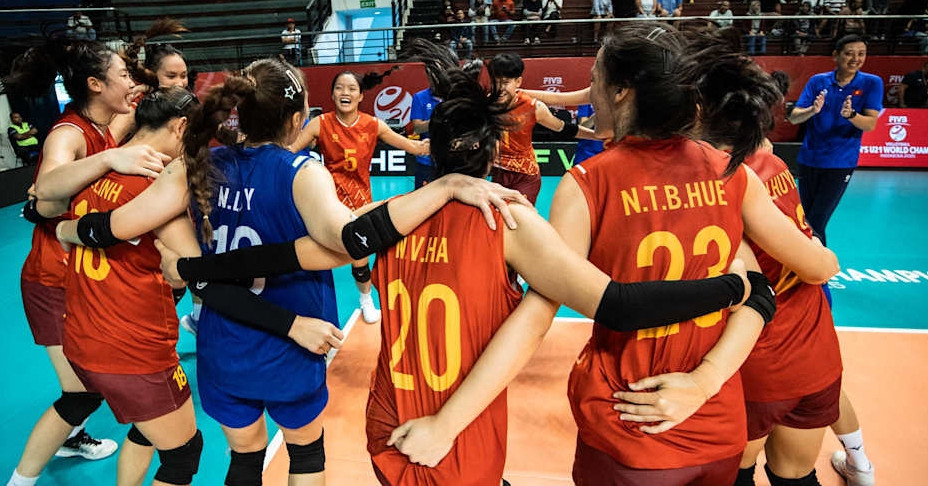 Khoảnh khắc U21 Việt Nam làm nên lịch sử ở giải bóng chuyền thế giới