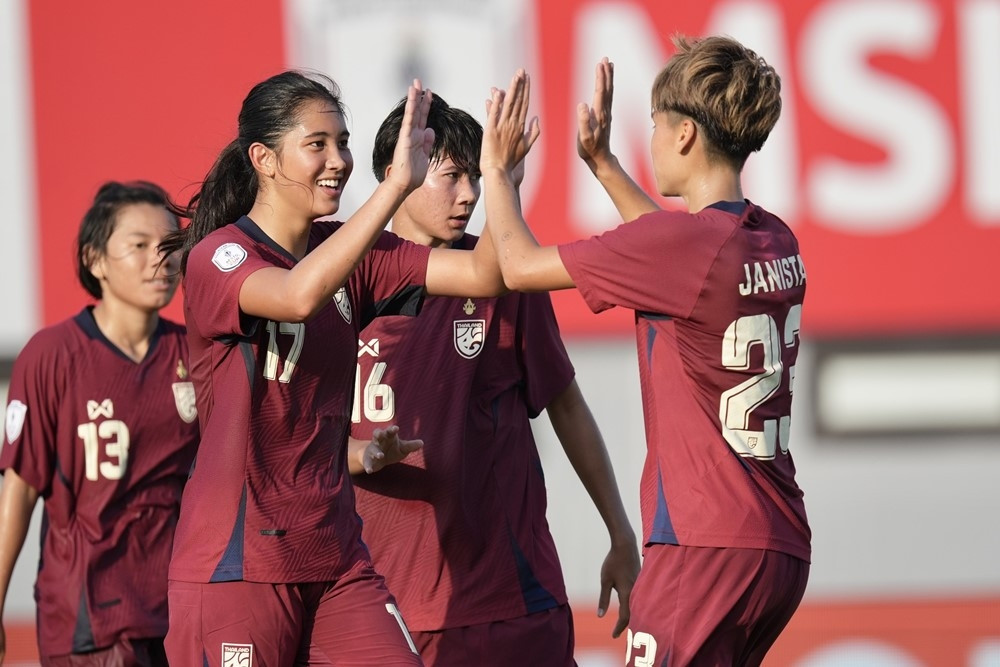 Nữ Thái Lan thắng 7-0 trước trận gặp tuyển nữ Việt Nam