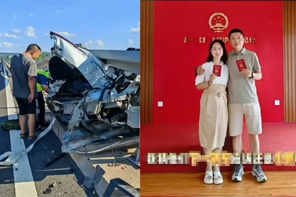 Thoát chết thần kỳ sau tai nạn giao thông, cặp đôi lập tức đăng ký kết hôn