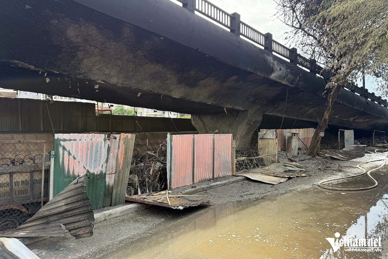 Sở Xây dựng thông tin về tác động của vụ cháy 500 xe dưới gầm cầu Vĩnh Tuy